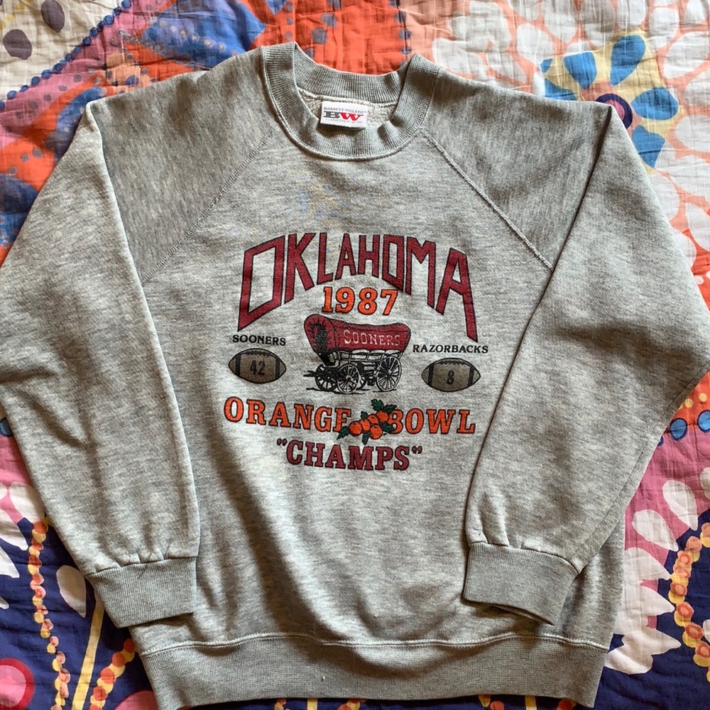 Vintage Oklahoma Sooners 1987 Orange Bowl “Champs”